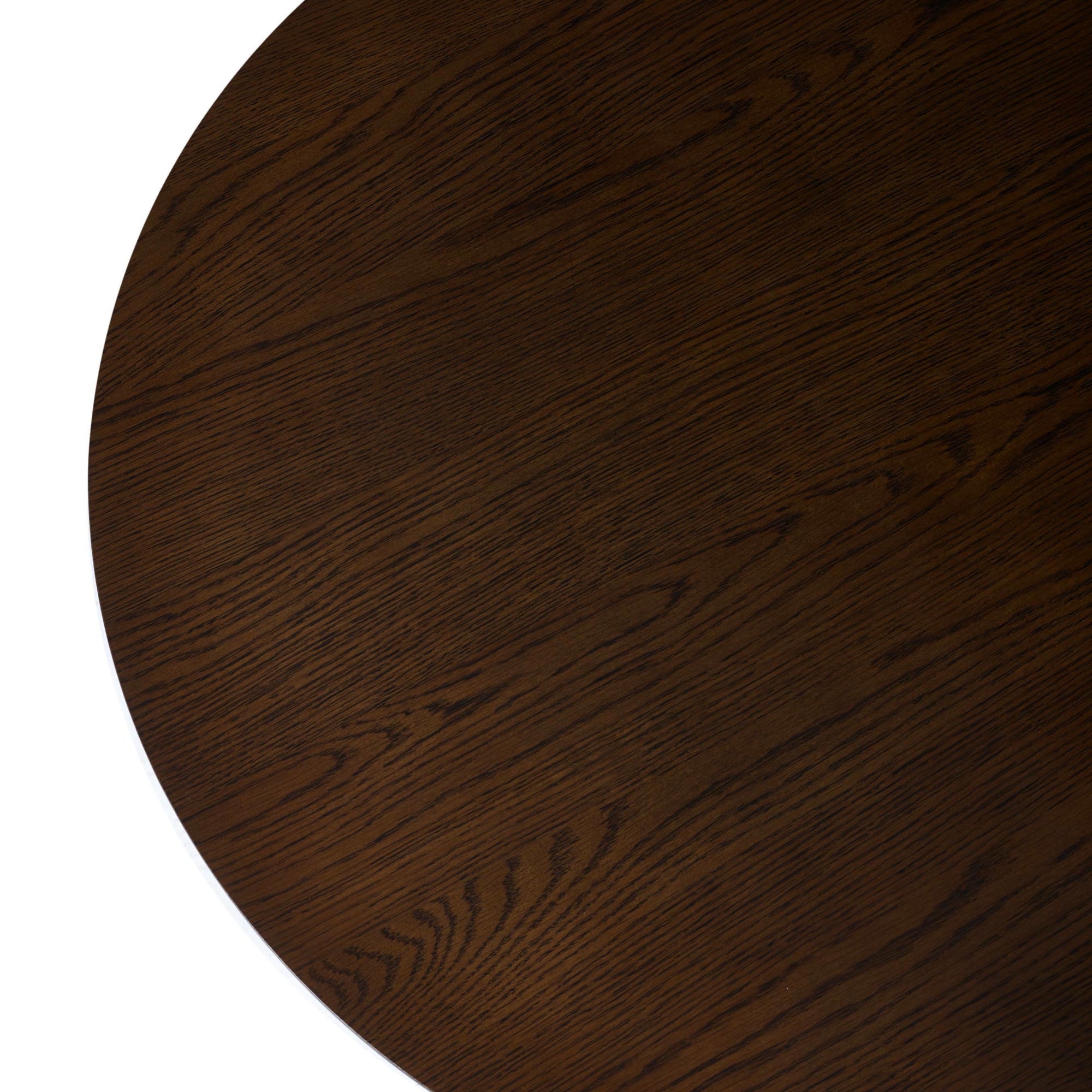 Ollie Dark Oak 80cm Round Coffee Table