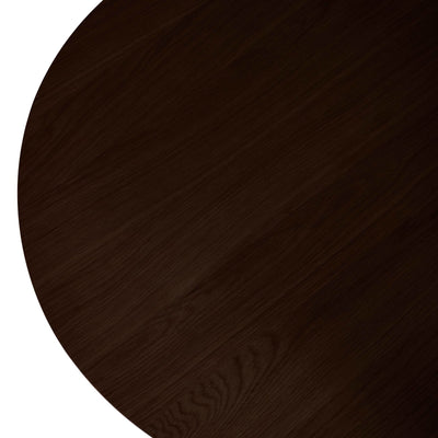 Ollie Dark Oak 45cm Round Lamp Table
