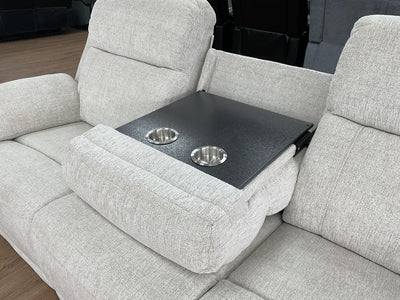 Owen Electric Recliner Sofa Beige 3 Seater