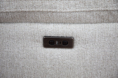 Owen Electric Recliner Sofa Beige Large Corner