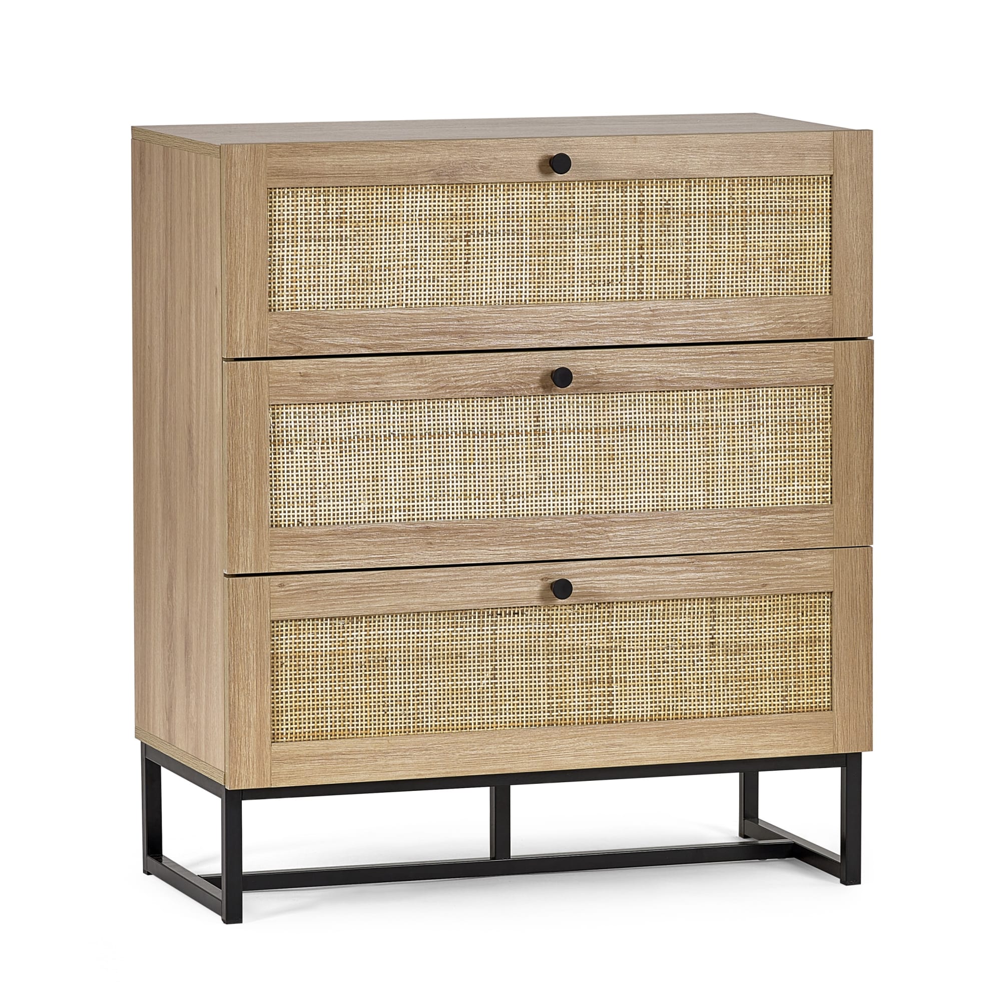Padstow 3 Drawer Chest - Oak