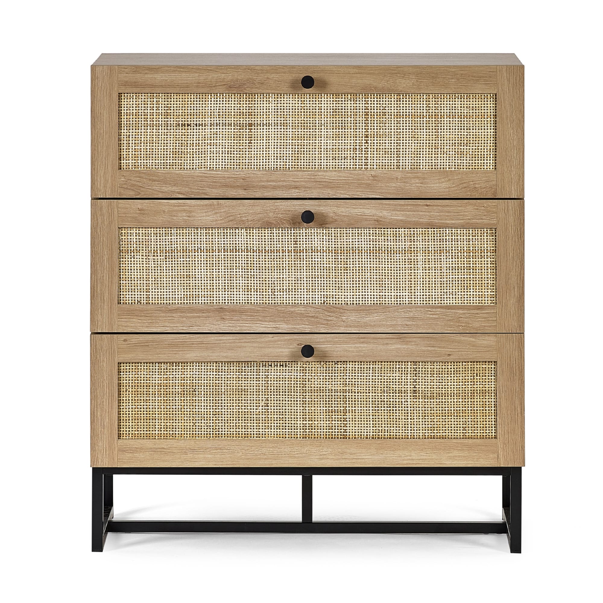 Padstow 3 Drawer Chest - Oak