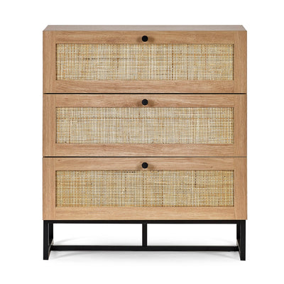 Padstow 3 Drawer Chest - Oak