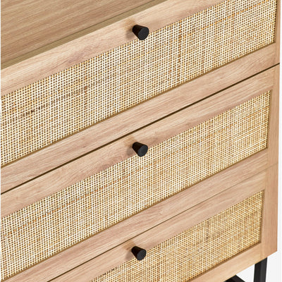 Padstow 3 Drawer Chest - Oak