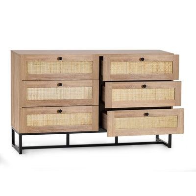 Padstow 6 Drawer Chest - Oak