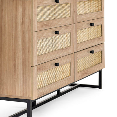 Padstow 6 Drawer Chest - Oak