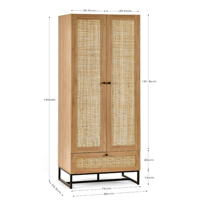 Padstow Wardrobe - Oak