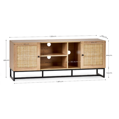 Padstow Tv Unit - Oak