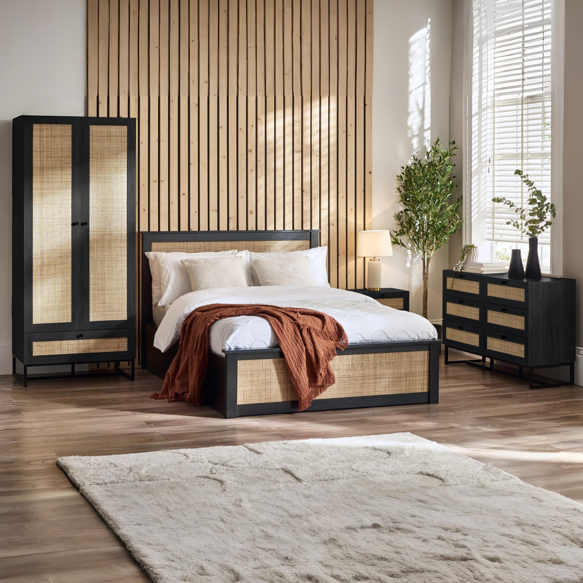 Padstow Wardrobe - Black