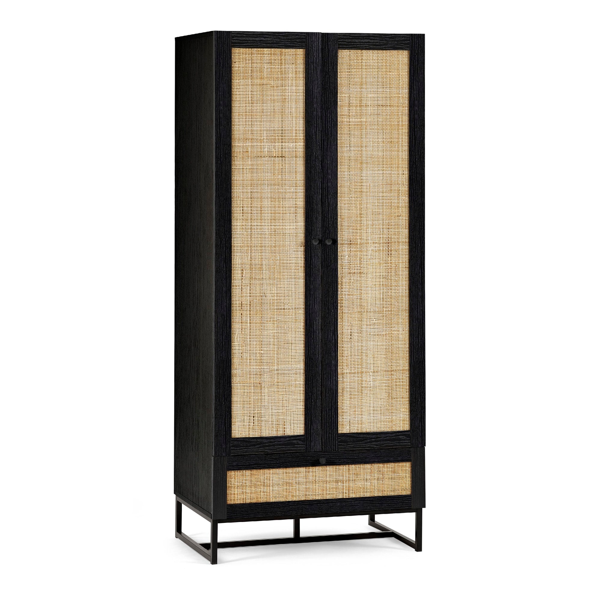 Padstow Wardrobe - Black