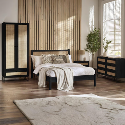 Padstow Wardrobe - Black