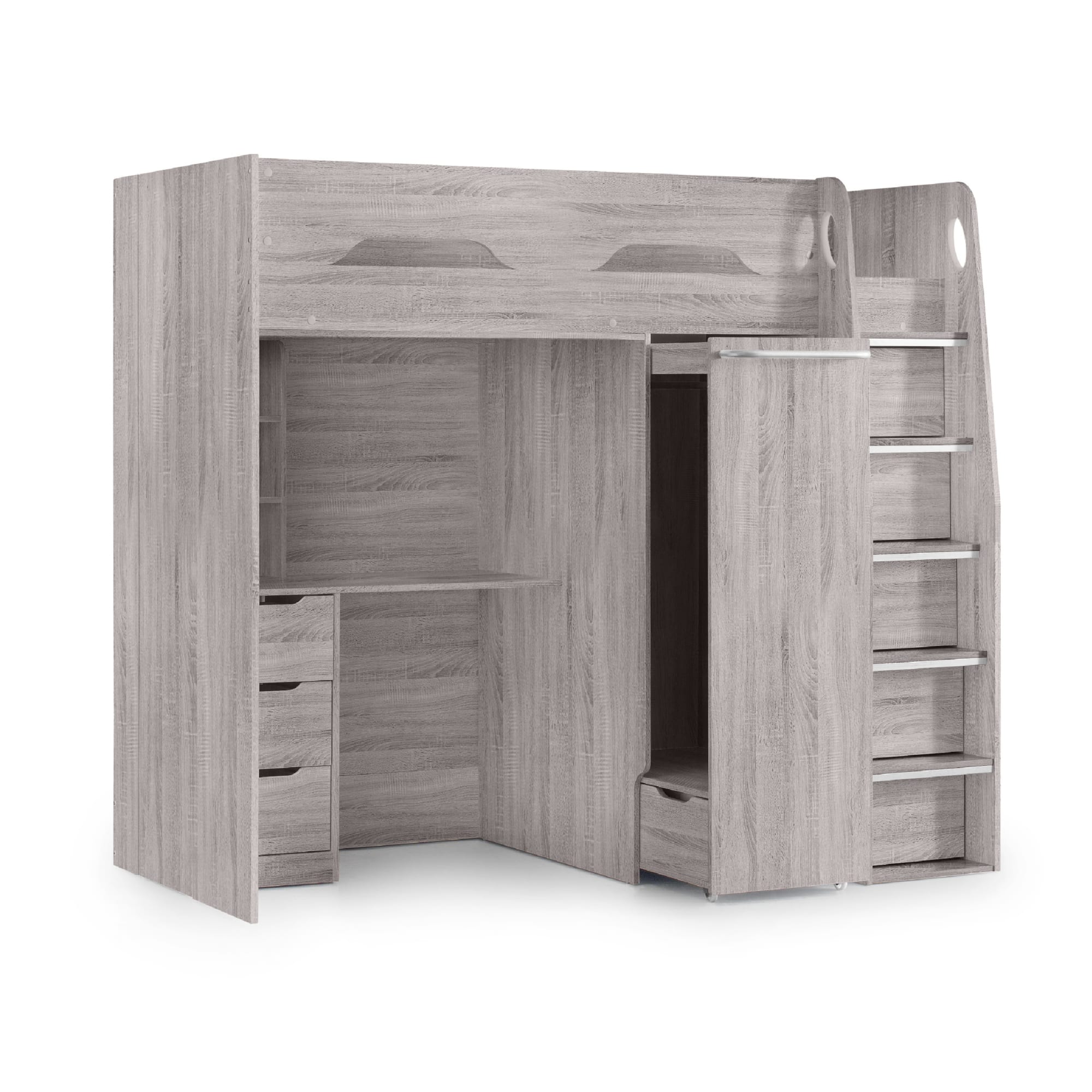 Pegasus Highsleeper Grey Oak