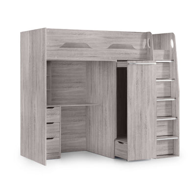 Pegasus Highsleeper Grey Oak