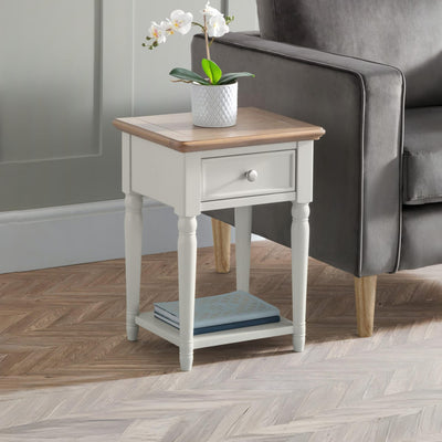 Provence 1 Drawer Lamp Table