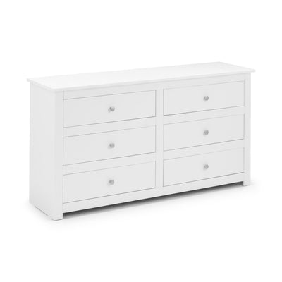 Radley 6 Drawer Chest - Surf White