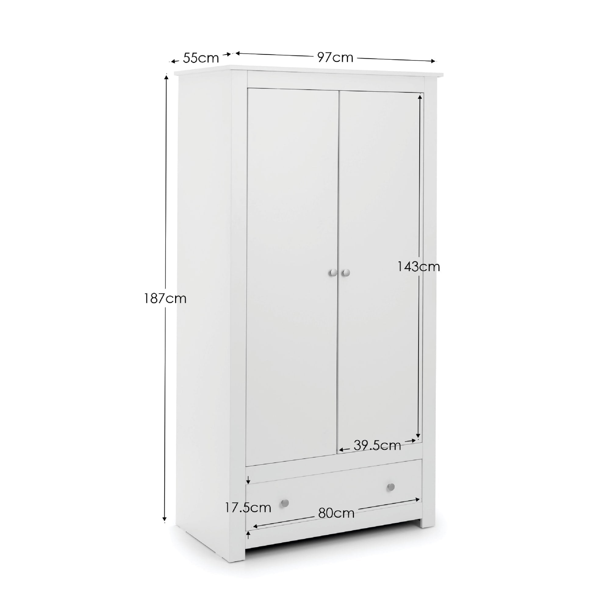 Radley Wardrobe - Surf White
