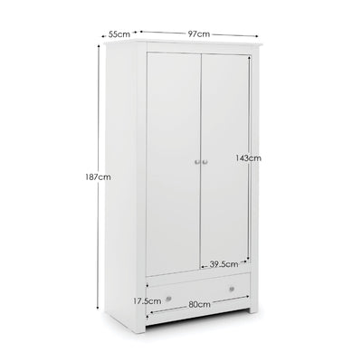 Radley Wardrobe - Surf White