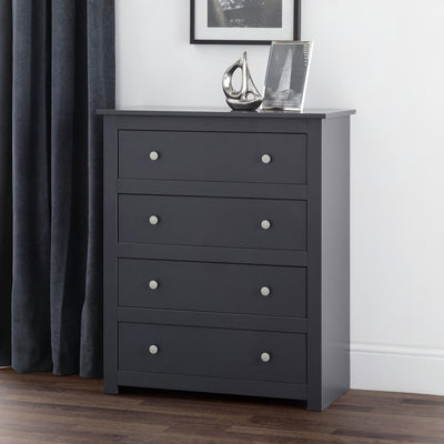 Radley 4 Drawer Chest - Anthracite