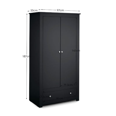 Radley Wardrobe - Anthracite