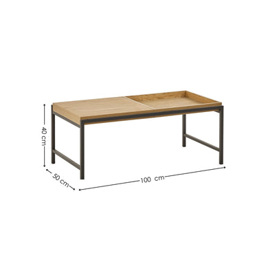 Reuben 110cm Tray Coffee Table