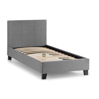 Rialto 90cm Single Bed Light Grey