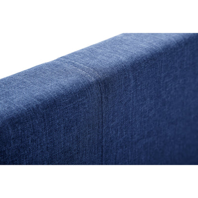 Rialto 135cm Double Bed Dark Blue