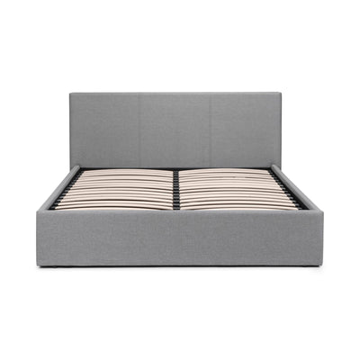 Rialto Ottoman Storage 135cm Double Bed Light Grey