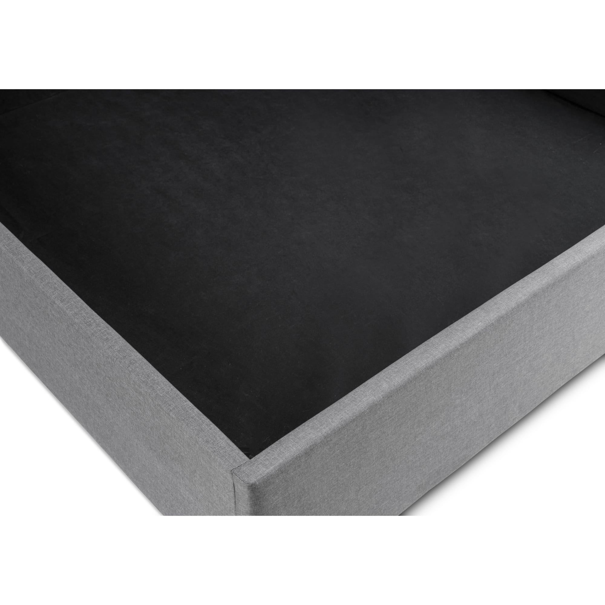 Rialto Ottoman Storage 150cm King Bed Light Grey