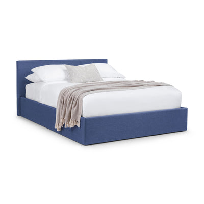 Rialto Ottoman Storage 135cm Double Bed Dark Blue