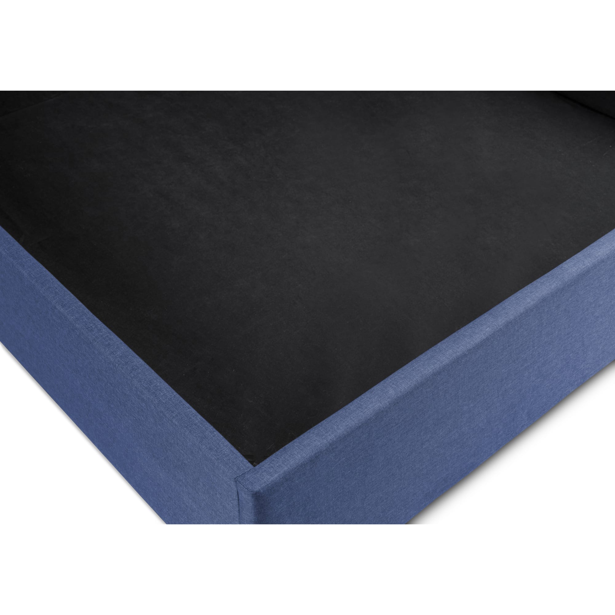 Rialto Ottoman Storage 135cm Double Bed Dark Blue