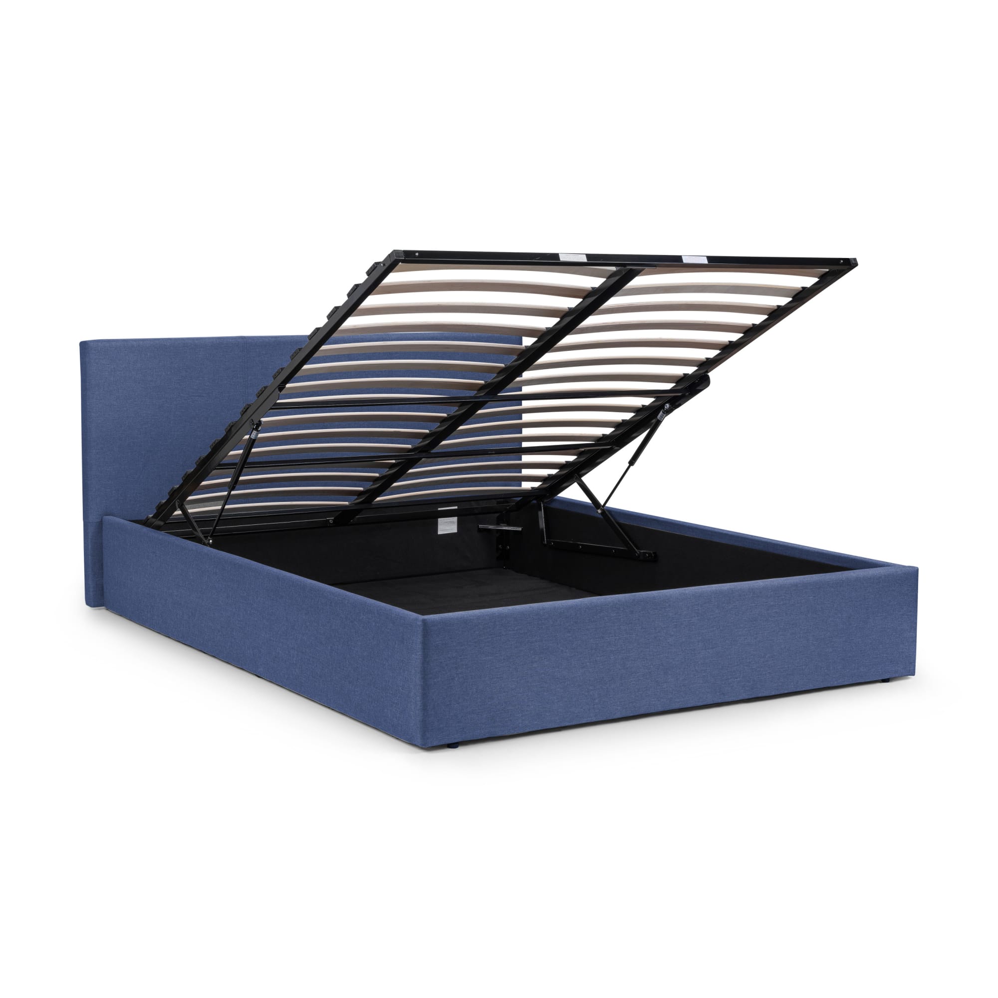 Rialto Ottoman Storage 150cm King Bed Dark Blue
