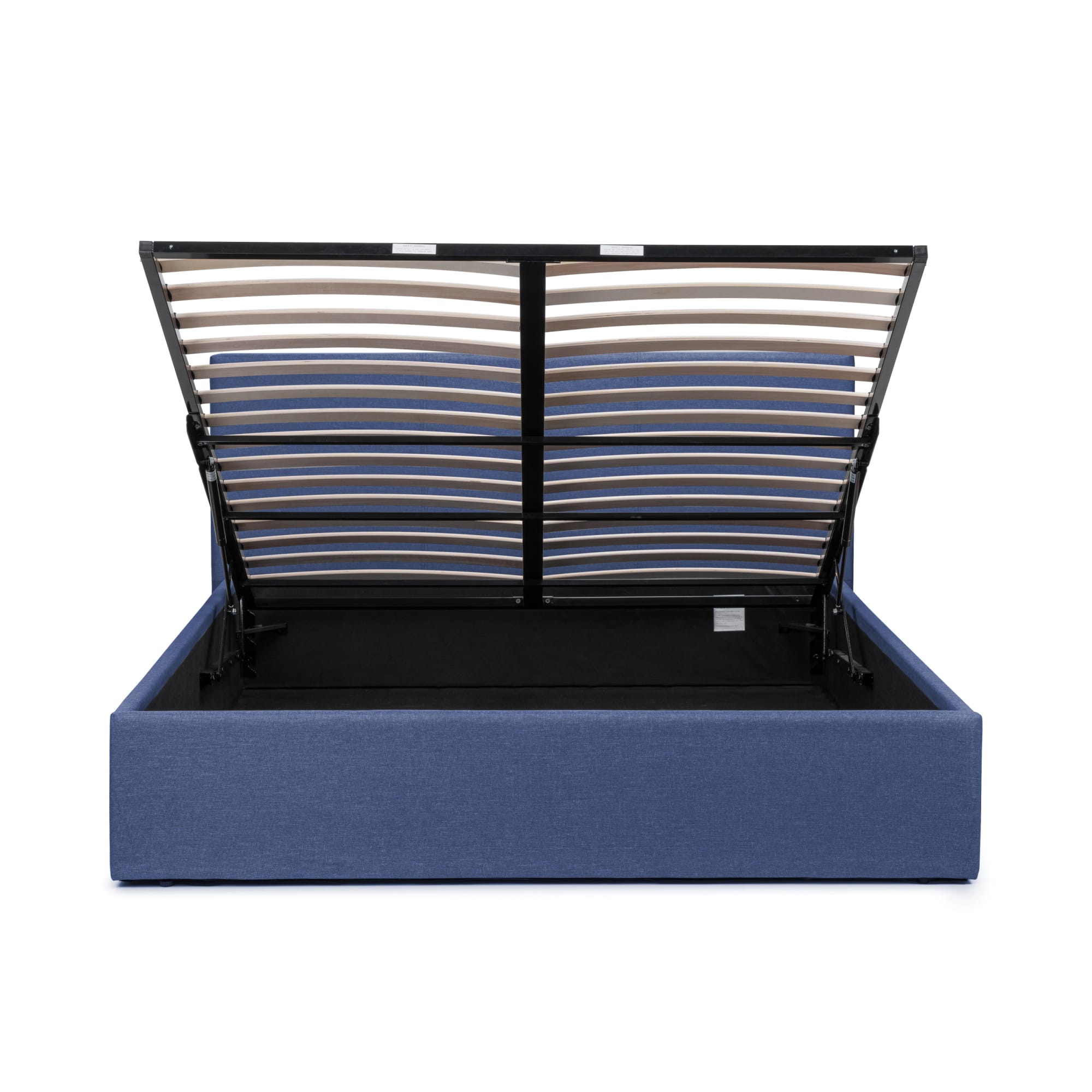 Rialto Ottoman Storage 150cm King Bed Dark Blue