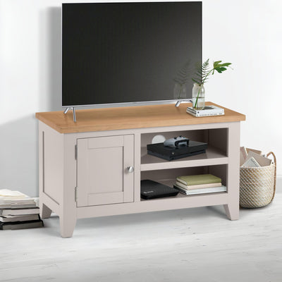 Richmond Tv Unit - Elephant Grey/Pale Oak