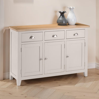 Richmond Sideboard - Elephant Grey/Pale Oak