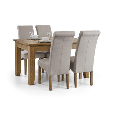 Set Of 2 Rio Scrollback Fabric Chairs