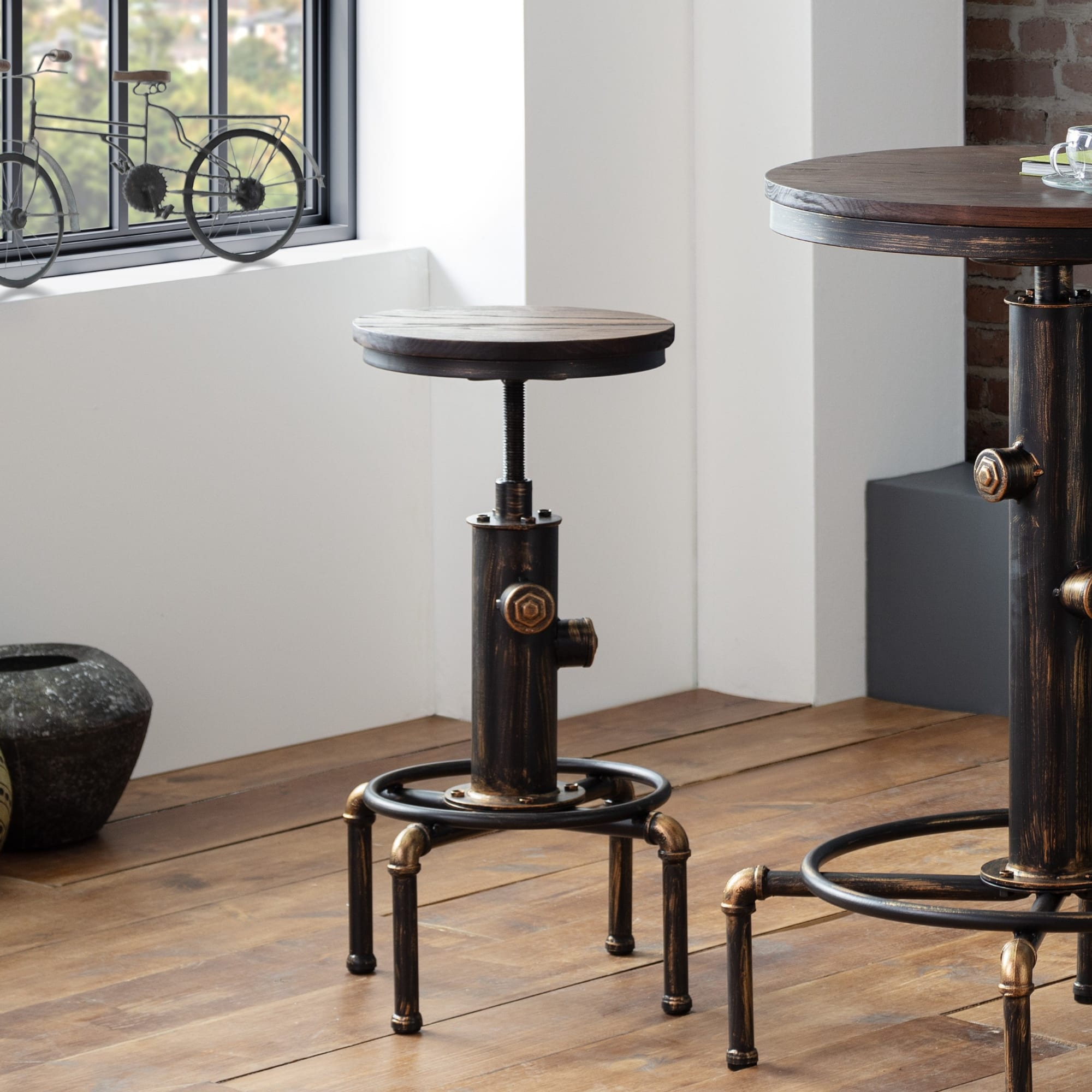Rockport Pipework Barstool