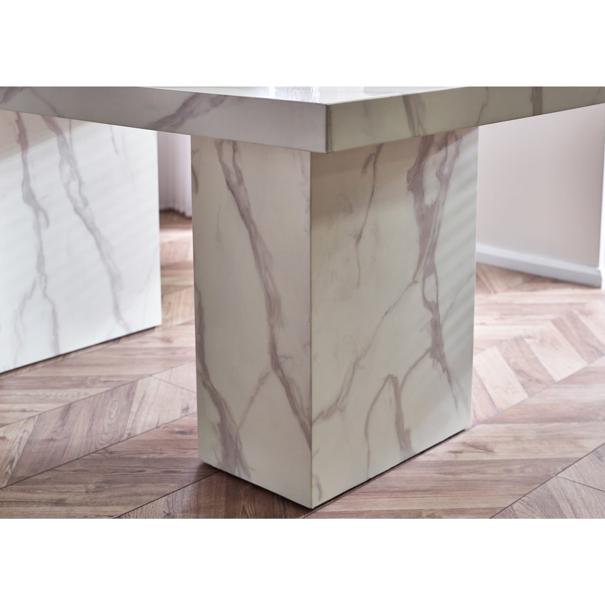 Rome Dining Table - White