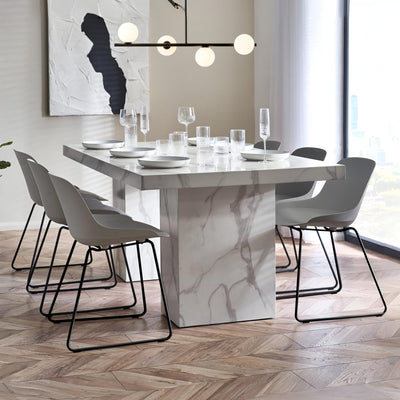 Rome Dining Table - White
