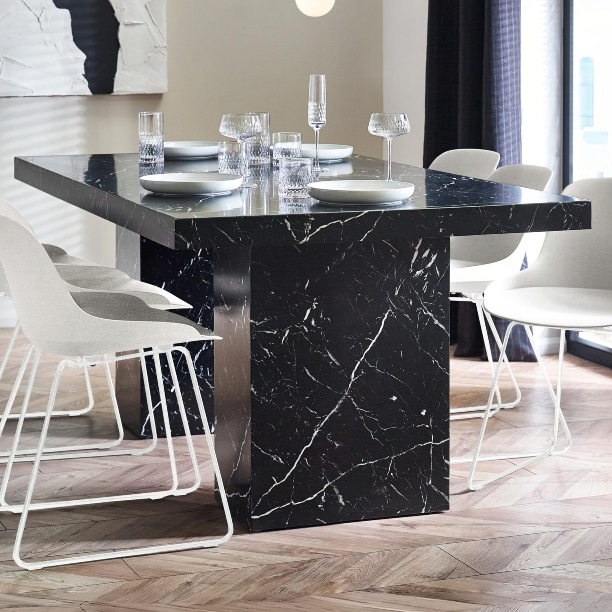 Rome Dining Table - Black