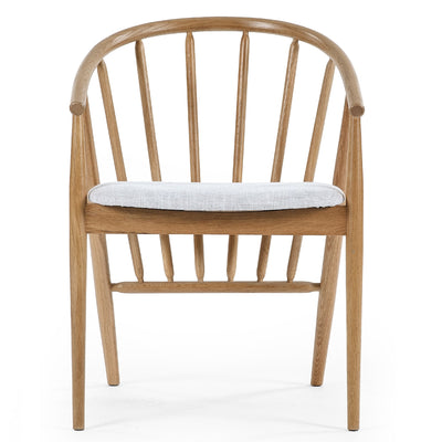 Rory Oak Curved Back Dining Chair
