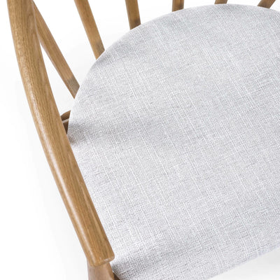Rory Oak Curved Back Dining Chair