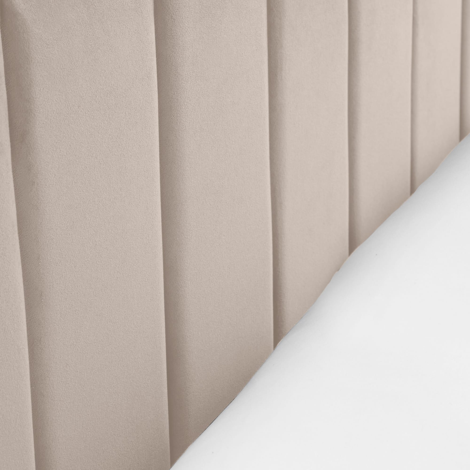 Rosa Cream Velvet Upholstered 90cm Single Bed