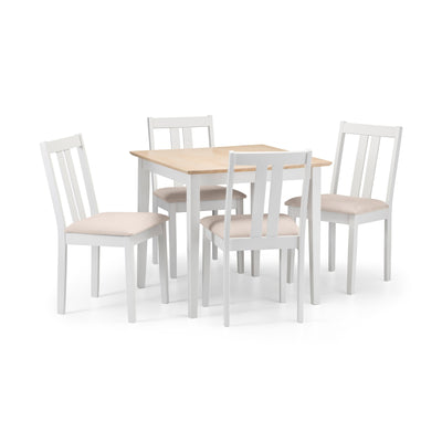 Rufford 2-Tone Dining Table Ivory/Natural