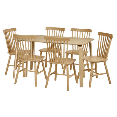 Set of 2 Sakura Oak Dining Chairs