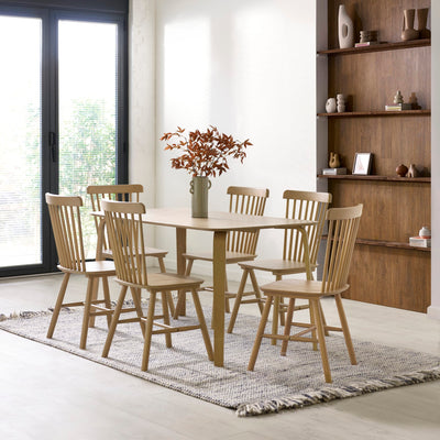 Set of 2 Sakura Oak Dining Chairs