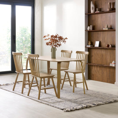 Set of 2 Sakura Oak Dining Chairs