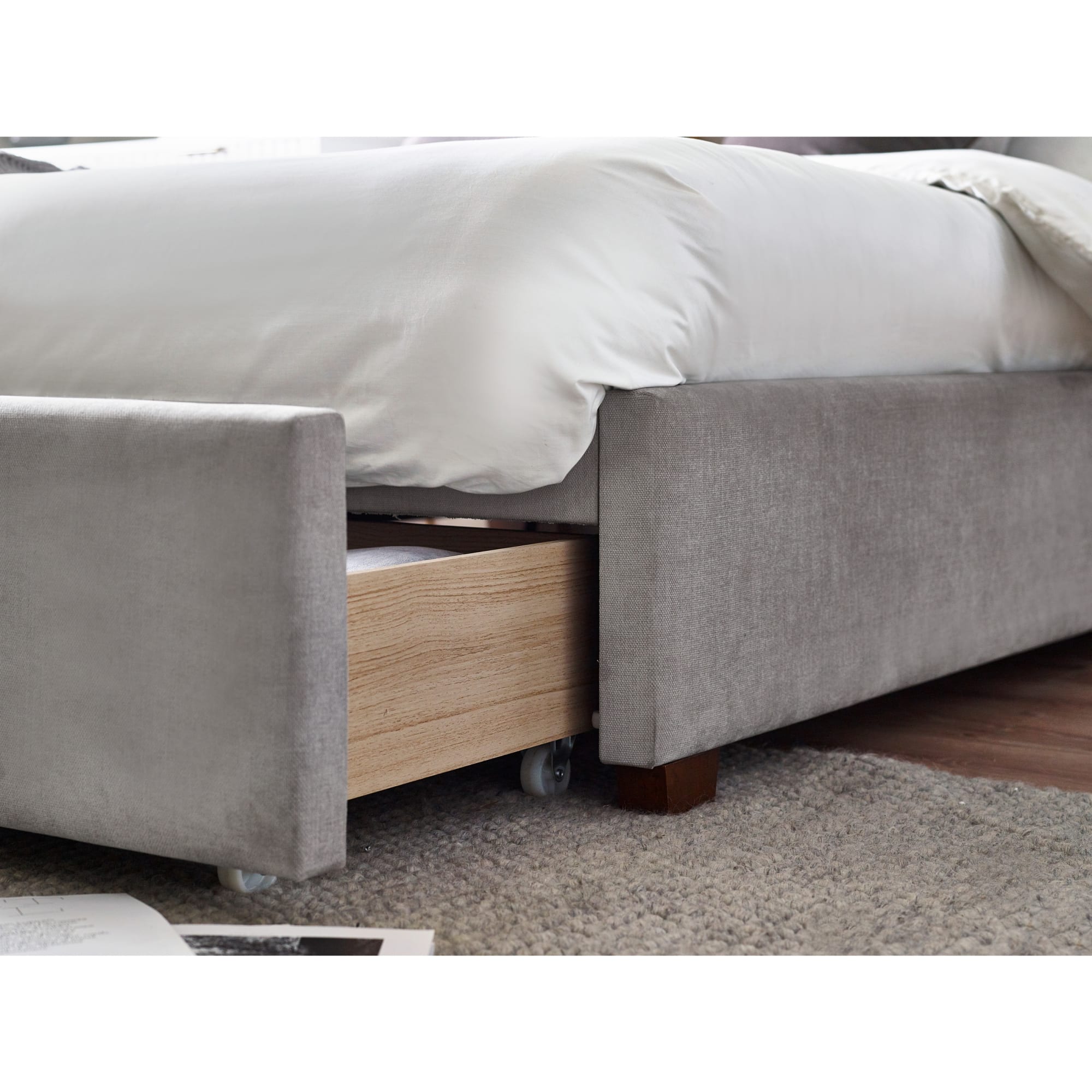 Savannah King Bed 150Cm - Grey