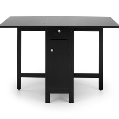 Savoy Black 4 Seater Extending Dining Set