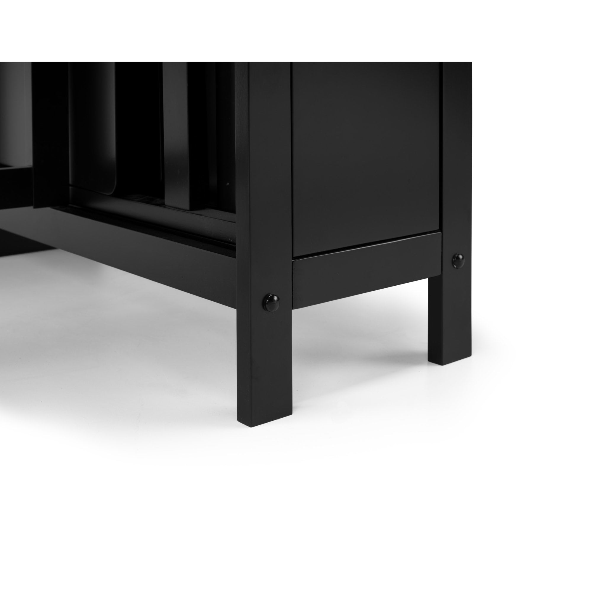 Savoy Black 4 Seater Extending Dining Set