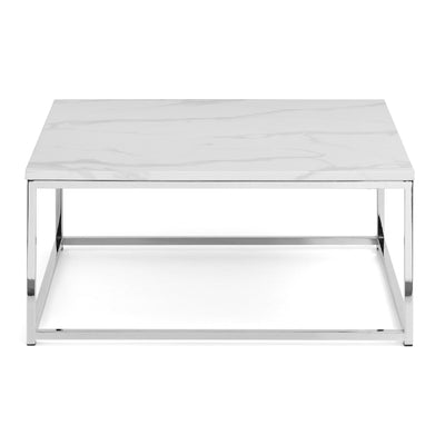 Scala White Marble Top Coffee Table